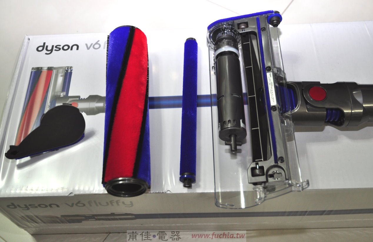 生活家電 掃除機 開箱】Dyson v6 fluffy SV09 無線吸塵器簡易開箱| 甫佳電器部落格 