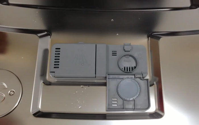 ASKO洗碗機 添加光潔劑位置