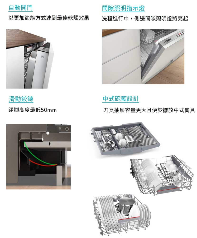 全嵌式洗碗機SMH4ECX28E特點