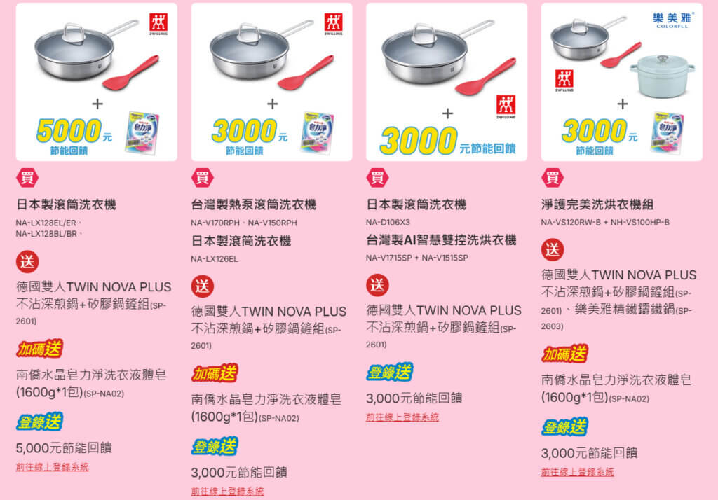 Panasonic 感恩有禮賞 -洗衣機