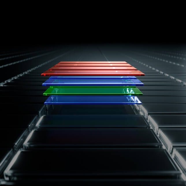 Primary RGB Tandem 四色層